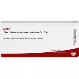 DISCI intervertebrales lumbales GL D 6 ampolas, 10X1 ml