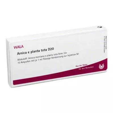 ARNICA E Planta tota D 20 ampolas, 10X1 ml ARNICA E Planta tota D 20 ampolas, 10X1 ml