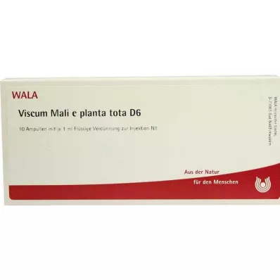 VISCUM MALI e planta tota D 6 ampolas, 10X1 ml VISCUM MALI e planta tota D 6 ampolas, 10X1 ml
