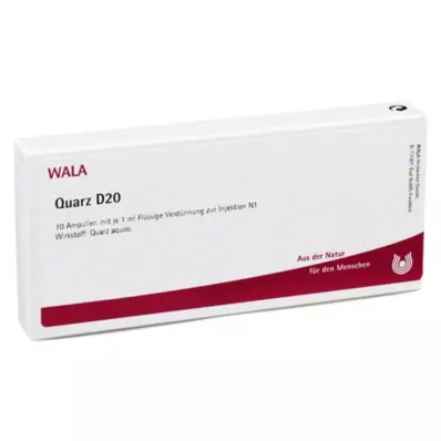 QUARZ D 20 ampolas, 10X1 ml QUARZ D 20 ampolas, 10X1 ml