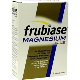 FRUBIASE MAGNESIUM Comprimidos efervescentes Plus, 20 unidades