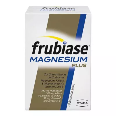 FRUBIASE MAGNESIUM Comprimidos efervescentes Plus, 20 unidades FRUBIASE MAGNESIUM Comprimidos efervescentes Plus, 20 unidades