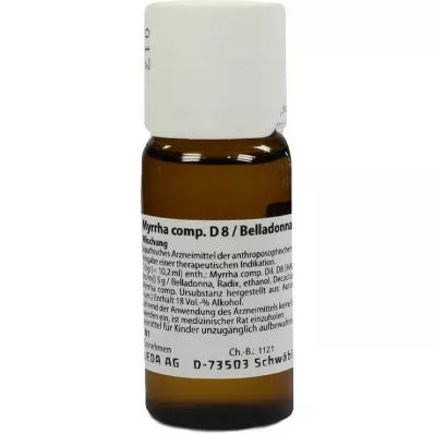 MYRRHA mistura de comp. D 8/Belladonna Radix D 10 aa, 50 ml MYRRHA mistura de comp. D 8/Belladonna Radix D 10 aa, 50 ml