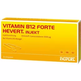 VITAMIN B12 HEVERT forte Injetar ampolas, 20X2 ml