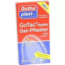 GOTAC Película para feridas com almofada de gel, 6 unidades