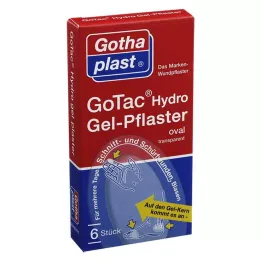 GOTAC Película para feridas com almofada de gel, 6 unidades