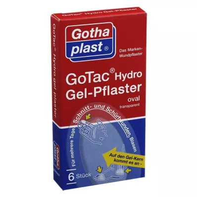 GOTAC Película para feridas com almofada de gel, 6 unidades GOTAC Película para feridas com almofada de gel, 6 unidades