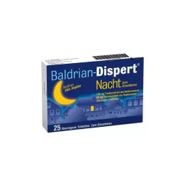 BALDRIAN DISPERT Comprimidos para adormecer à noite, 25 unidades