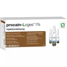 PROCAIN-Loges 1% solução injetável ampolas, 50X2 ml