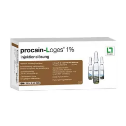 PROCAIN-Loges 1% solução injetável ampolas, 50X2 ml