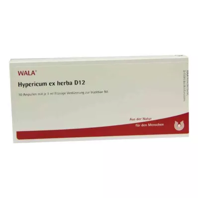 HYPERICUM EX Herba D 12 ampolas, 10X1 ml HYPERICUM EX Herba D 12 ampolas, 10X1 ml