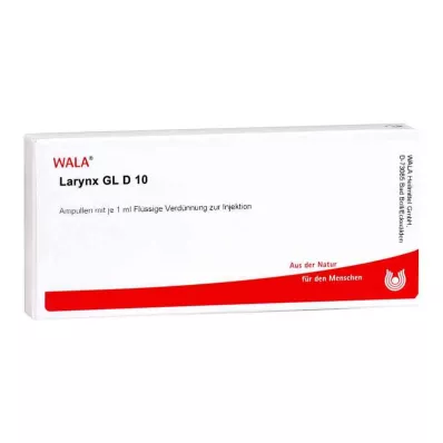 LARYNX GL D 10 ampolas, 10X1 ml LARYNX GL D 10 ampolas, 10X1 ml