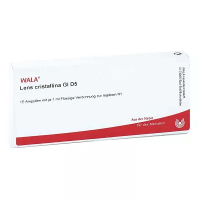 LENS CRISTALLINA GL D 5 ampolas, 10X1 ml