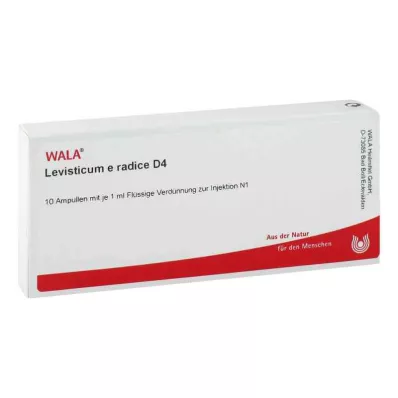 LEVISTICUM E radice D 4 ampolas, 10X1 ml LEVISTICUM E radice D 4 ampolas, 10X1 ml