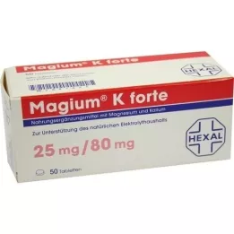 MAGIUM K forte comprimidos, 50 unid