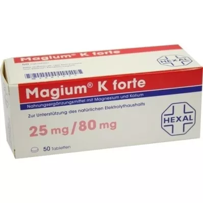 MAGIUM K forte comprimidos, 50 unid