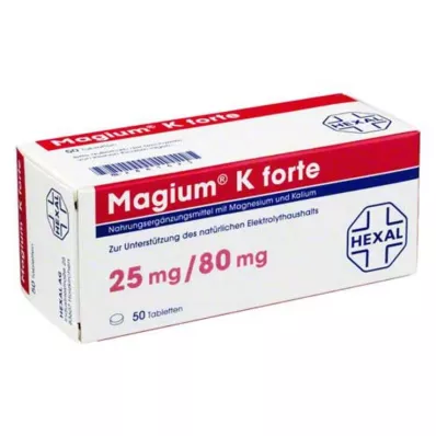 MAGIUM K forte comprimidos, 50 unid MAGIUM K forte comprimidos, 50 unid