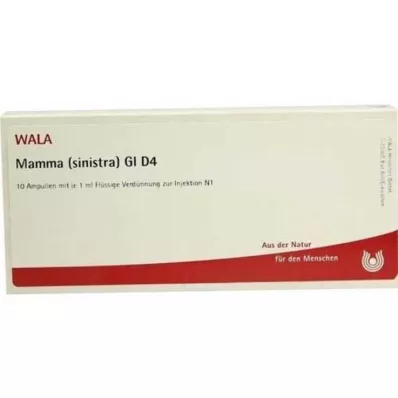 MAMMA SINISTRA GL D 4 ampolas, 10X1 ml