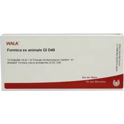 FORMICA EX animal GL D 40 ampolas, 10X1 ml FORMICA EX animal GL D 40 ampolas, 10X1 ml