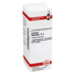 CALCIUM FLUORATUM Diluição D 6, 20 ml