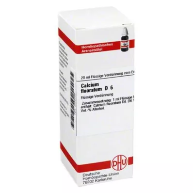 CALCIUM FLUORATUM Diluição D 6, 20 ml CALCIUM FLUORATUM Diluição D 6, 20 ml