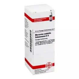 MERCURIUS SOLUBILIS Hahnemanni D 6 Diluição, 20 ml