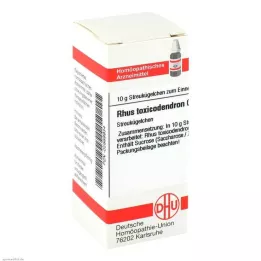 RHUS TOXICODENDRON C 200 glóbulos, 10 g