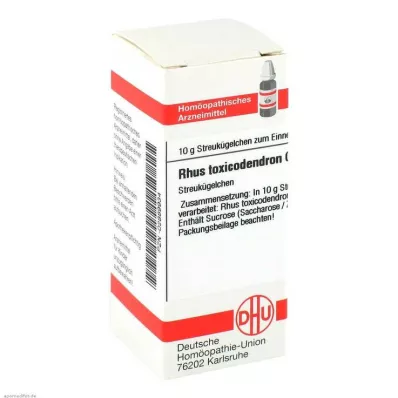 RHUS TOXICODENDRON C 200 glóbulos, 10 g
