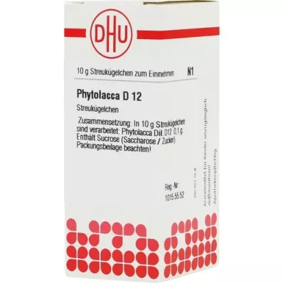 PHYTOLACCA D 12 glóbulos, 10 g