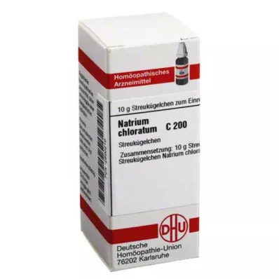 NATRIUM CHLORATUM C 200 glóbulos, 10 g