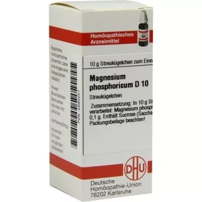 MAGNESIUM PHOSPHORICUM D 10 glóbulos, 10 g