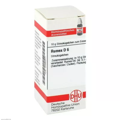 RUMEX D 6 glóbulos, 10 g