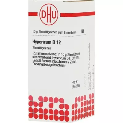 HYPERICUM D 12 glóbulos, 10 g