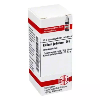 KALIUM JODATUM D 6 glóbulos, 10 g KALIUM JODATUM D 6 glóbulos, 10 g