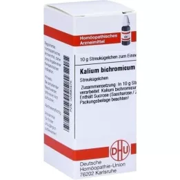 KALIUM BICHROMICUM D 12 glóbulos, 10 g