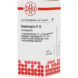 STAPHISAGRIA D 12 glóbulos, 10 g