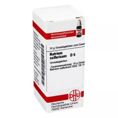 NATRIUM SULFURICUM D 6 glóbulos, 10 g NATRIUM SULFURICUM D 6 glóbulos, 10 g