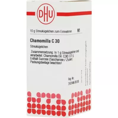 CHAMOMILLA C 30 glóbulos, 10 g