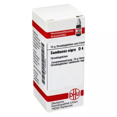 SAMBUCUS NIGRA D 4 glóbulos, 10 g