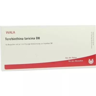 TEREBINTHINA LARICINA D 8 ampolas, 10X1 ml