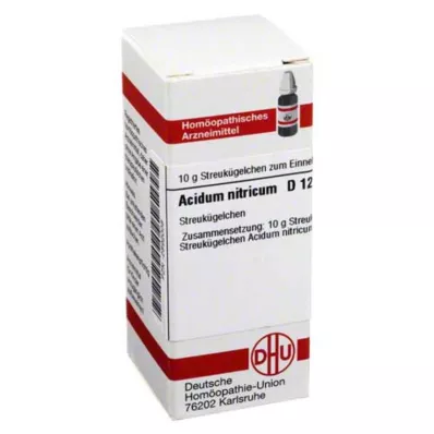ACIDUM NITRICUM D 12 glóbulos, 10 g