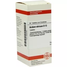 ACIDUM NITRICUM D 12 Comprimidos, 80 Cápsulas