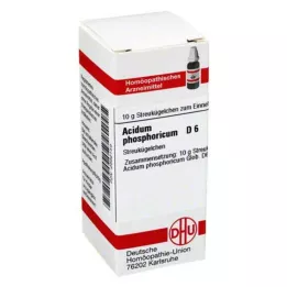 ACIDUM PHOSPHORICUM D 6 glóbulos, 10 g