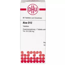 ALOE D 12 Comprimidos, 80 Cápsulas