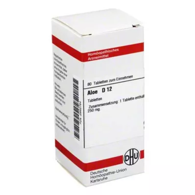 ALOE D 12 Comprimidos, 80 Cápsulas ALOE D 12 Comprimidos, 80 Cápsulas
