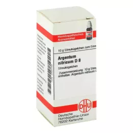 ARGENTUM NITRICUM D 8 glóbulos, 10 g