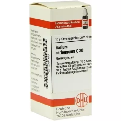 BARIUM CARBONICUM C 30 glóbulos, 10 g