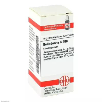 BELLADONNA C 200 glóbulos, 10 g