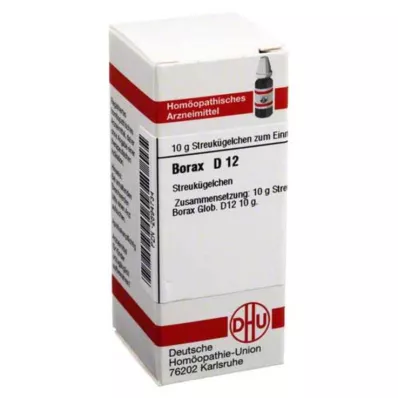 BORAX D 12 glóbulos, 10 g