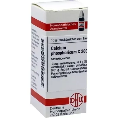 CALCIUM PHOSPHORICUM C 200 glóbulos, 10 g